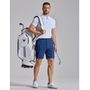 image:imageCOOFANDY Mens Golf Shorts 7 Lightweight Elastic Waistband Casual Shorts  Stretch Shorts for Men Zipper Pockets Quick Dry Durable and AntiPilling Summer Beach ShortsNavy