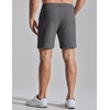 image:imageCOOFANDY Mens Golf Shorts 7 Lightweight Elastic Waistband Casual Shorts  Stretch Shorts for Men Zipper Pockets Quick Dry Durable and AntiPilling Summer Beach ShortsDark Grey