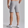 image:imageCOOFANDY Mens Golf Shorts 7 Lightweight Elastic Waistband Casual Shorts  Stretch Shorts for Men Zipper Pockets Quick Dry Durable and AntiPilling Summer Beach ShortsLight Grey