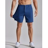image:imageCOOFANDY Mens Golf Shorts 7 Lightweight Elastic Waistband Casual Shorts  Stretch Shorts for Men Zipper Pockets Quick Dry Durable and AntiPilling Summer Beach ShortsNavy