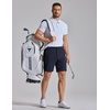 image:imageCOOFANDY Mens Golf Shorts 7 Lightweight Elastic Waistband Casual Shorts  Stretch Shorts for Men Zipper Pockets Quick Dry Durable and AntiPilling Summer Beach ShortsNavy Blue