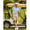 image:imageCOOFANDY Mens Golf Shorts 7 Lightweight Elastic Waistband Casual Shorts  Stretch Shorts for Men Zipper Pockets Quick Dry Durable and AntiPilling Summer Beach ShortsKhaki