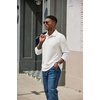 image:imageCOOFANDY Mens Knit Polo Shirt Long Sleeve Polo Sweaters Casual Golf Shirts  long sleeve knit shirtsknitted polo shirtsfleece shirtWhite