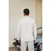 image:imageCOOFANDY Mens Knit Polo Shirt Long Sleeve Polo Sweaters Casual Golf Shirts  long sleeve knit shirtsknitted polo shirtsfleece shirtWhite