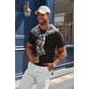 image:imageCOOFANDY Mens Knit TShirts Casual Crewneck Short Sleeve Shirts Summer Tops Basic Pullover TeesAll Black