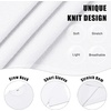 image:imageCOOFANDY Mens Knit TShirts Casual Crewneck Short Sleeve Shirts Summer Tops Basic Pullover TeesAll White