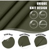image:imageCOOFANDY Mens Knit TShirts Casual Crewneck Short Sleeve Shirts Summer Tops Basic Pullover TeesArmy Green