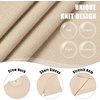 image:imageCOOFANDY Mens Knit TShirts Casual Crewneck Short Sleeve Shirts Summer Tops Basic Pullover TeesLight Khaki
