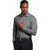 image:imageCOOFANDY Mens Muscle Fit Dress Shirts Casual Button Down Long Sleeve  4Way Stretch Wrinkle Free Slim Fit Lightweight Breathable Move Freely Bussiness Casual Soft and SkinFriendlyDark Grey