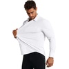 image:imageCOOFANDY Mens Muscle Fit Dress Shirts Casual Button Down Long Sleeve  4Way Stretch Wrinkle Free Slim Fit Lightweight Breathable Move Freely Bussiness Casual Soft and SkinFriendlyWhite