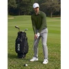image:imageCOOFANDY Mens Polo Shirts Long Sleeve UPF 50 Moisture Wicking Golf Shirt  3 Button Lightweight Collared Shirts Shape Retaining Classic Basic Polos Ideal for Golf Tennis and Daily Casual WearOlive Green