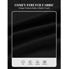 image:imageCOOFANDY Mens Polo Shirts Textured Knit Short Sleeve Stretch Casual Shirts  IceCool Fabric Comfortable and Breathable Three Button placket unique knit TextureAll Black