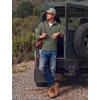 image:imageCOOFANDY Mens Quarter Zip Pullover Fleece Lightweight Mock Neck Sweatshirt  Basic 14 Zip Half Zipper Sweater High Neck 34 Zip Up Thermal Turtleneck Classic Long Sleeve Casual Golf Dress WinterArmy Green