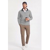 image:imageCOOFANDY Mens Quarter Zip Pullover Fleece Lightweight Mock Neck Sweatshirt  Basic 14 Zip Half Zipper Sweater High Neck 34 Zip Up Thermal Turtleneck Classic Long Sleeve Casual Golf Dress WinterLight Gray