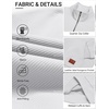 image:imageCOOFANDY Mens Quarter Zip Pullover Wrinkle Free 14 Sweatshirt with Pocket  Quilted Texture 2026 Fall Fashion Long Sleeve Lightweight Collar Golf Pullover and SweaterWhite