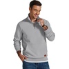 image:imageCOOFANDY Mens Quarter Zip Pullover Wrinkle Free 14 Sweatshirt with Pocket  Quilted Texture 2026 Fall Fashion Long Sleeve Lightweight Collar Golf Pullover and SweaterLight Gray