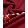 image:imageCOOFANDY Mens Quarter Zip Sweatshirt Fleece Mock Neck Casual Sweater  Fleece Lined Drop Shoulder Relaxed Fit Ribbed Cuffs Ribbed Hem Warm Lining Long Sleeve Daily Wear Fall Winter FashionWine Red