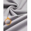 image:imageCOOFANDY Mens Quarter Zip Sweatshirt Fleece Mock Neck Casual Sweater  Fleece Lined Drop Shoulder Relaxed Fit Ribbed Cuffs Ribbed Hem Warm Lining Long Sleeve Daily Wear Fall Winter FashionLight Grey