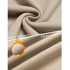 image:imageCOOFANDY Mens Quarter Zip Sweatshirt Fleece Mock Neck Casual Sweater  Fleece Lined Drop Shoulder Relaxed Fit Ribbed Cuffs Ribbed Hem Warm Lining Long Sleeve Daily Wear Fall Winter FashionLight Khaki
