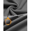 image:imageCOOFANDY Mens Quarter Zip Sweatshirt Fleece Mock Neck Casual Sweater  Fleece Lined Drop Shoulder Relaxed Fit Ribbed Cuffs Ribbed Hem Warm Lining Long Sleeve Daily Wear Fall Winter FashionDark Grey