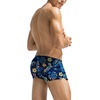 image:imageCOOFANDY Mens Swim Trunks Bathing Suit Swim Brief Square Leg Board Short1  Blue Flower