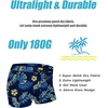 image:imageCOOFANDY Mens Swim Trunks Bathing Suit Swim Brief Square Leg Board Short1  Blue Flower