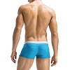 image:imageCOOFANDY Mens Swim Trunks Bathing Suit Swim Brief Square Leg Board Short1  Blue and White