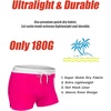 image:imageCOOFANDY Mens Swim Trunks Bathing Suit Swim Brief Square Leg Board Short1  Fluorescent Pink and White