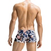 image:imageCOOFANDY Mens Swim Trunks Bathing Suit Swim Brief Square Leg Board Short1  Navy Blue Flower