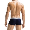image:imageCOOFANDY Mens Swim Trunks Bathing Suit Swim Brief Square Leg Board Short1  Navy and White