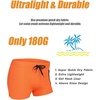 image:imageCOOFANDY Mens Swim Trunks Bathing Suit Swim Brief Square Leg Board Short1  Orange