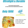 image:imageCOOFANDY Mens Swim Trunks Bathing Suit Swim Brief Square Leg Board Short1  Orange Flower