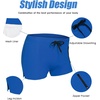 image:imageCOOFANDY Mens Swim Trunks Bathing Suit Swim Brief Square Leg Board Short1  Royal Blue