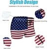 image:imageCOOFANDY Mens Swim Trunks Bathing Suit Swim Brief Square Leg Board ShortAmerican Flagdeep Navy