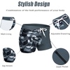 image:imageCOOFANDY Mens Swim Trunks Bathing Suit Swim Brief Square Leg Board ShortBlack and Camo