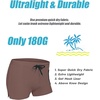 image:imageCOOFANDY Mens Swim Trunks Bathing Suit Swim Brief Square Leg Board ShortBrown