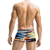 image:imageCOOFANDY Mens Swim Trunks Bathing Suit Swim Brief Square Leg Board ShortColorful Ribbon