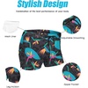 image:imageCOOFANDY Mens Swim Trunks Bathing Suit Swim Brief Square Leg Board ShortGreen Leaves