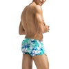 image:imageCOOFANDY Mens Swim Trunks Bathing Suit Swim Brief Square Leg Board ShortTropical Leaves