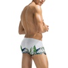 image:imageCOOFANDY Mens Swim Trunks Bathing Suit Swim Brief Square Leg Board ShortTropical Print