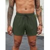 image:imageCOOFANDY Mens Swim Trunks Quick Dry Bathing Suit with Pockets Swimwear Beach Board Short Swimsuit SXXLArmy Green