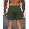 image:imageCOOFANDY Mens Swim Trunks Quick Dry Bathing Suit with Pockets Swimwear Beach Board Short Swimsuit SXXLArmy Green