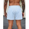 image:imageCOOFANDY Mens Swim Trunks Quick Dry Bathing Suit with Pockets Swimwear Beach Board Short Swimsuit SXXLBlue White Stripe