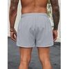 image:imageCOOFANDY Mens Swim Trunks Quick Dry Bathing Suit with Pockets Swimwear Beach Board Short Swimsuit SXXLLight Gray