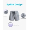 image:imageCOOFANDY Mens Swim Trunks Quick Dry Bathing Suit with Pockets Swimwear Beach Board Short Swimsuit SXXLLight Gray