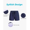 image:imageCOOFANDY Mens Swim Trunks Quick Dry Bathing Suit with Pockets Swimwear Beach Board Short Swimsuit SXXLNavy Blue