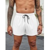 image:imageCOOFANDY Mens Swim Trunks Quick Dry Bathing Suit with Pockets Swimwear Beach Board Short Swimsuit SXXLWhite