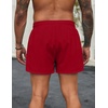 image:imageCOOFANDY Mens Swim Trunks Quick Dry Bathing Suit with Pockets Swimwear Beach Board Short Swimsuit SXXLWine Red