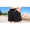 image:imageCOOFANDY Mens Swim Trunks Quick Dry Board Shorts Swimwear Bathing Suit  Quickdry FourWay Stretch FabricTriangular Mesh Lining3 inch InseamTwo Side Pockets Lightweight Beach Stuff for MenA Black