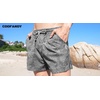 image:imageCOOFANDY Mens Swim Trunks Quick Dry Board Shorts Swimwear Bathing Suit  Quickdry FourWay Stretch FabricTriangular Mesh Lining3 inch InseamTwo Side Pockets Lightweight Beach Stuff for MenP Grey Leaf